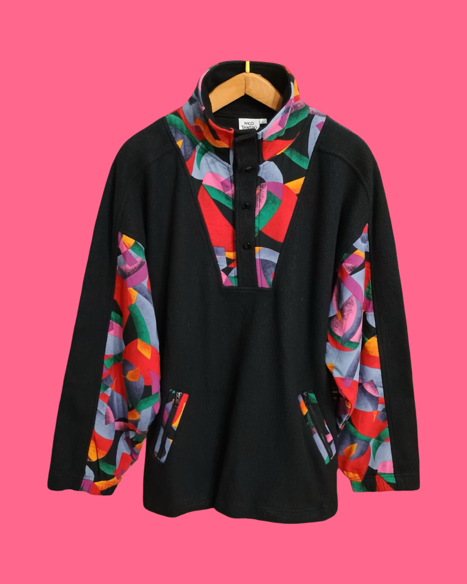 Vintage Multicolor Fantasy 90's Sweatshirt Unisex Size XL