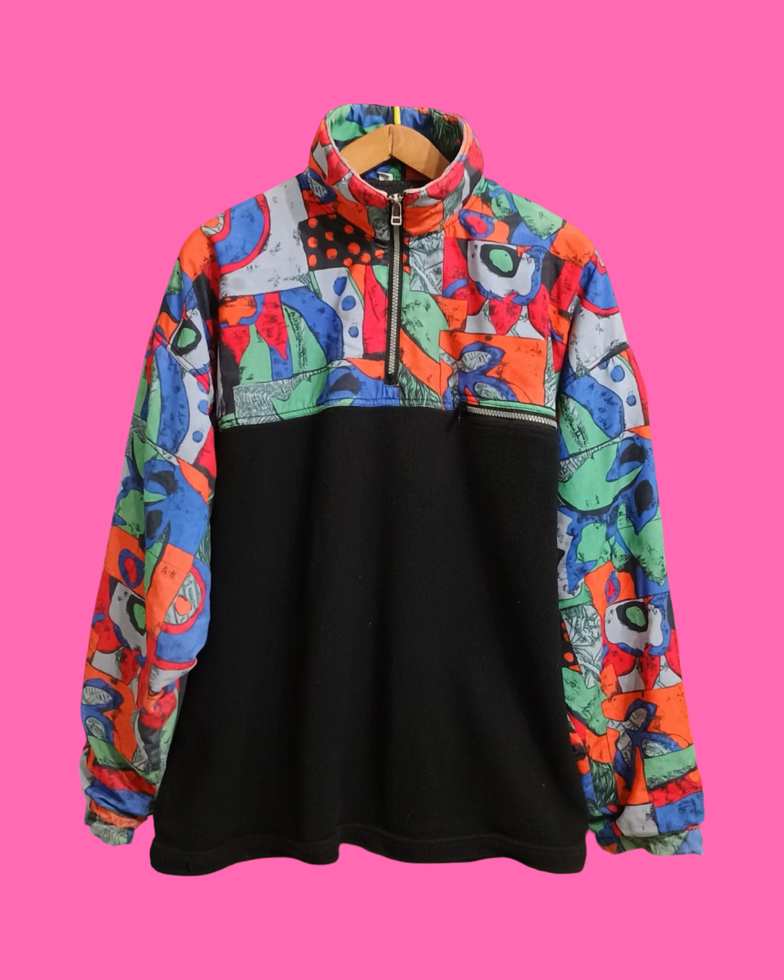 Vintage Multicolor Fantasy 90's Fleece Unisex Size XL