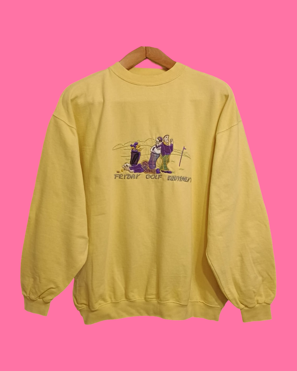 Vintage Multicolor Fantasy 90's Sweatshirt Unisex Size L