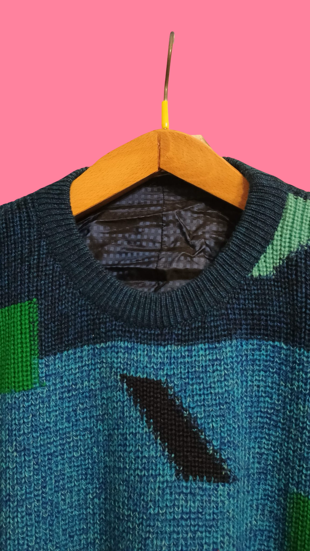 Vintage Multicolor Fantasy 90's Sweater Unisex Size L
