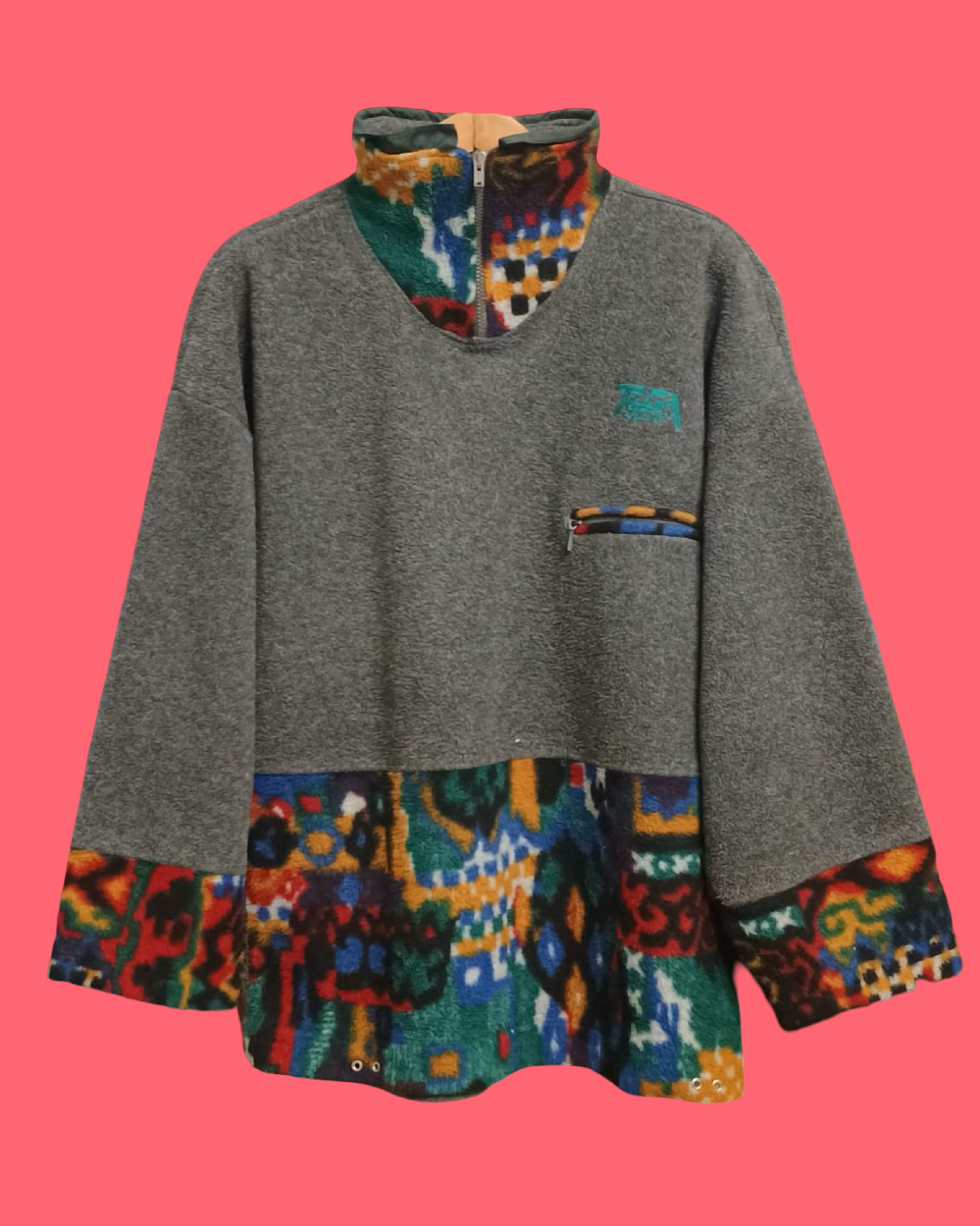 Vintage Multicolor Fantasy 90's Sweatshirt Unisex Size XL