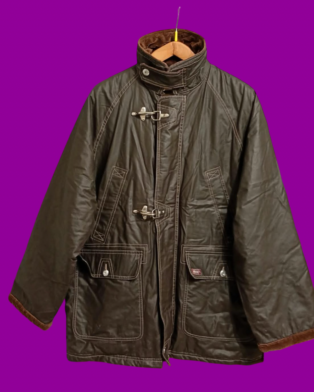 Vintage Brown 90's Jacket Unisex Size L