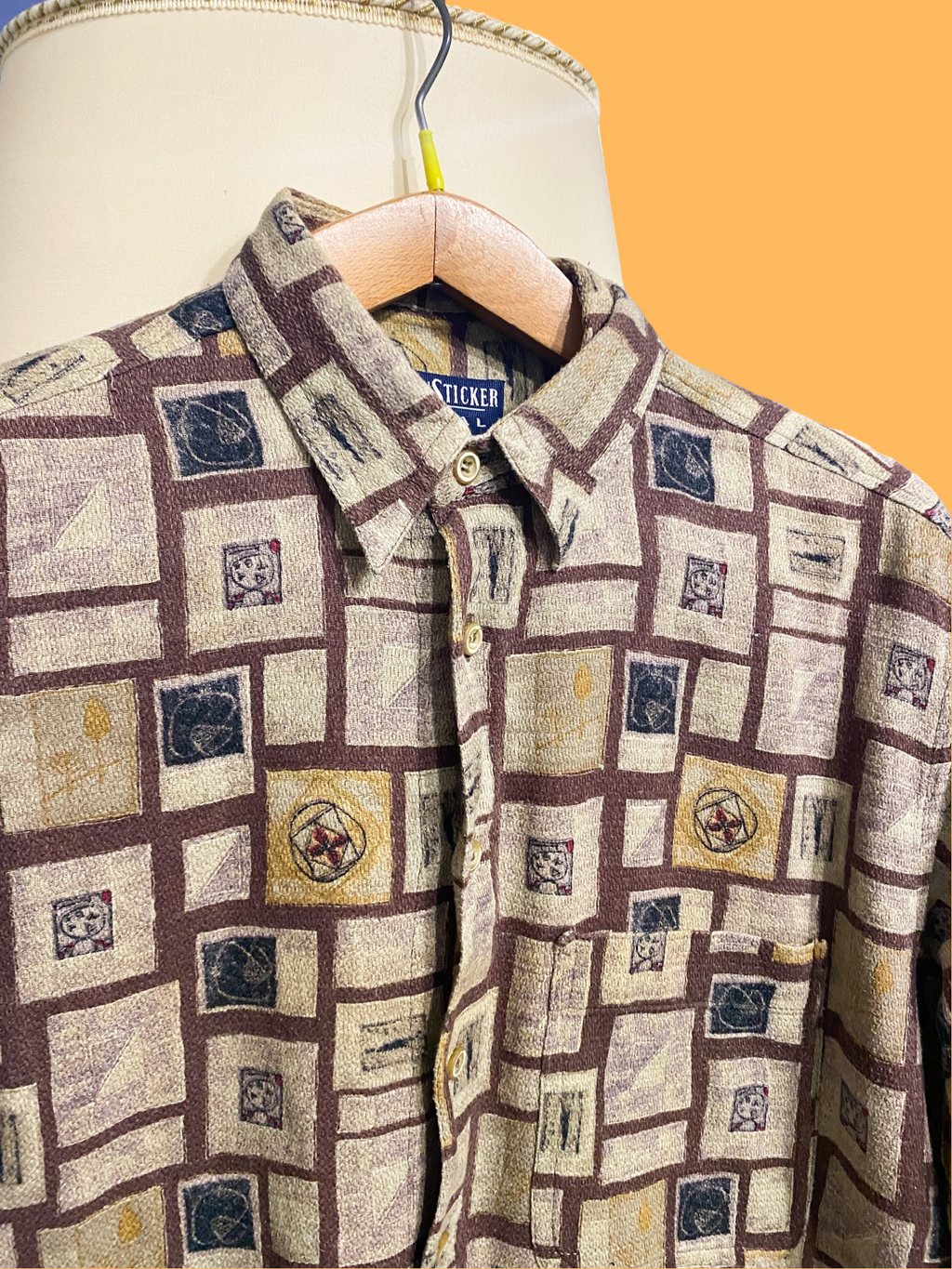 Vintage Multicolor Fantasy Shirt Unisex Size L