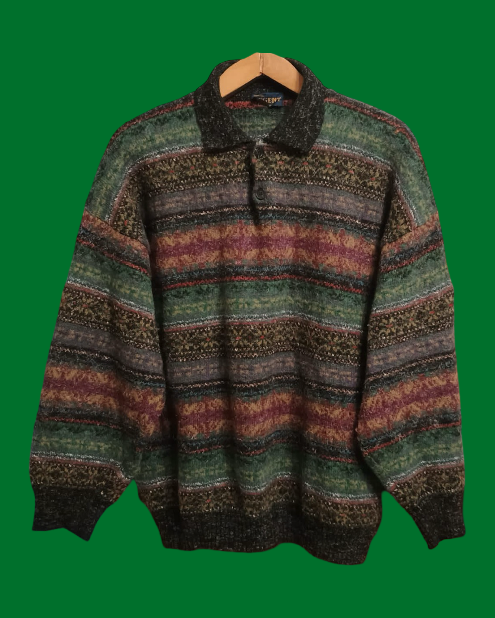 Vintage Multicolor Fantasy 90's Sweater Unisex Size XL