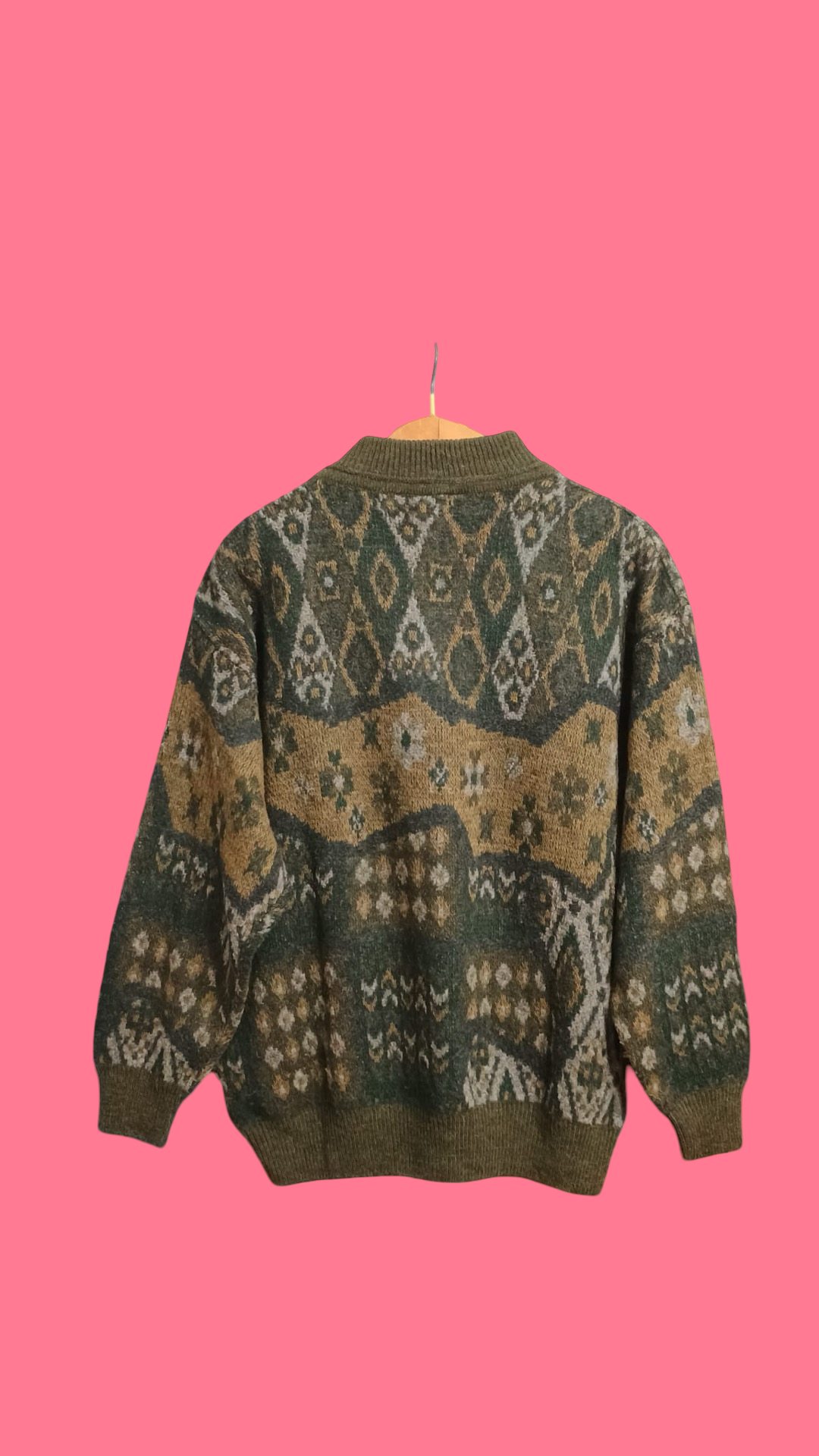 Vintage Multicolor Fantasy 90's Sweater Unisex Size M