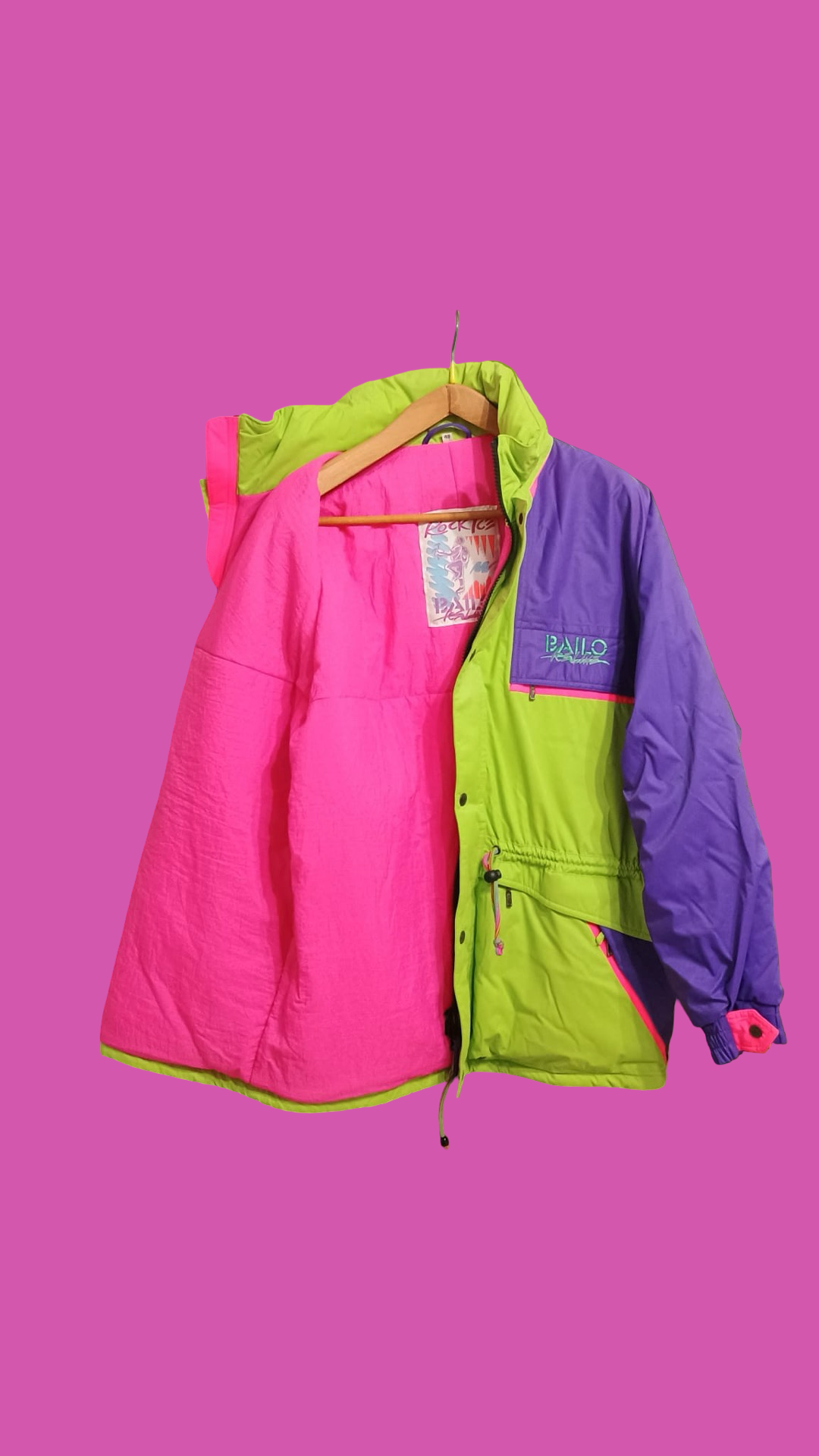 Vintage Multicolor Fantasy 90's Snow Jacket Unisex Size L