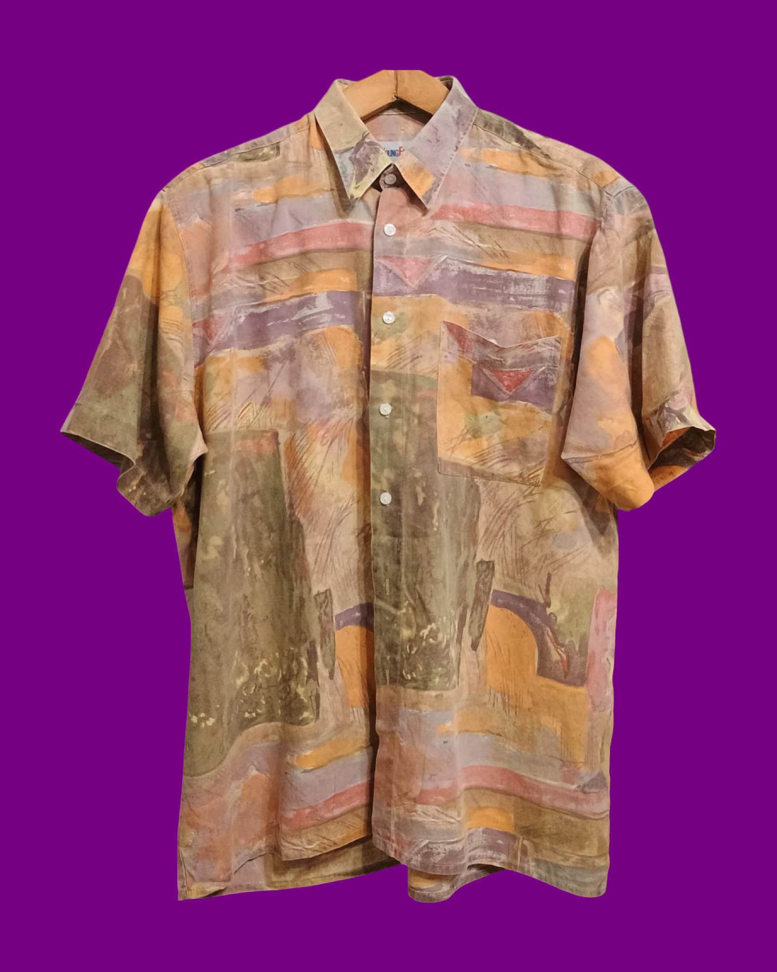 Vintage Multicolor Fantasy 90's Shirt Unisex Size L