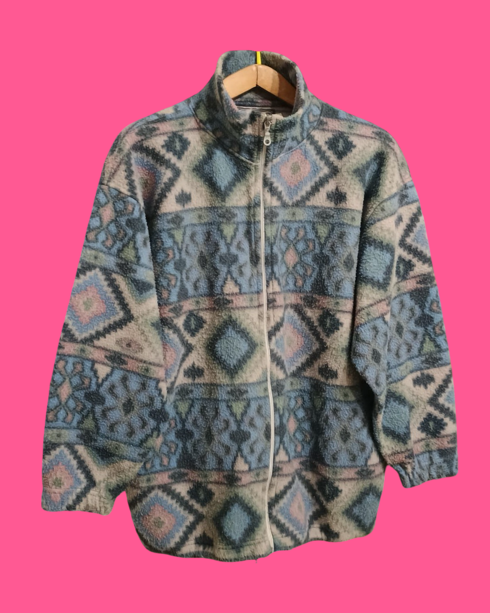 Vintage Multicolor Fantasy 90's Fleece Unisex Size M