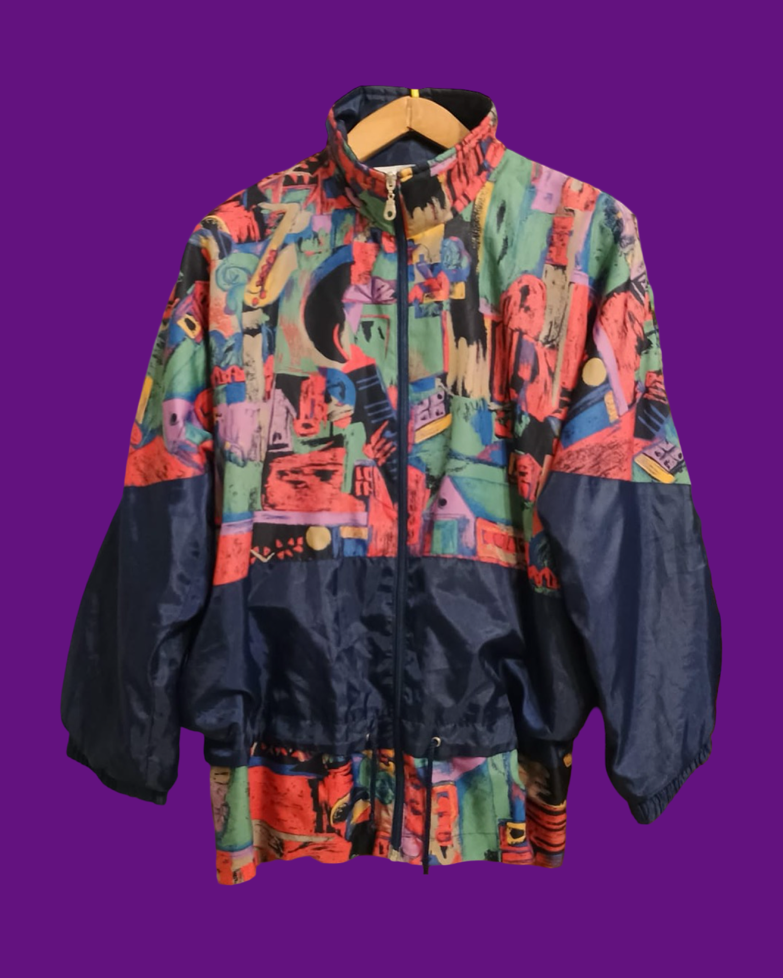Vintage Multicolor Fantasy 90's Windbreaker Unisex Size L