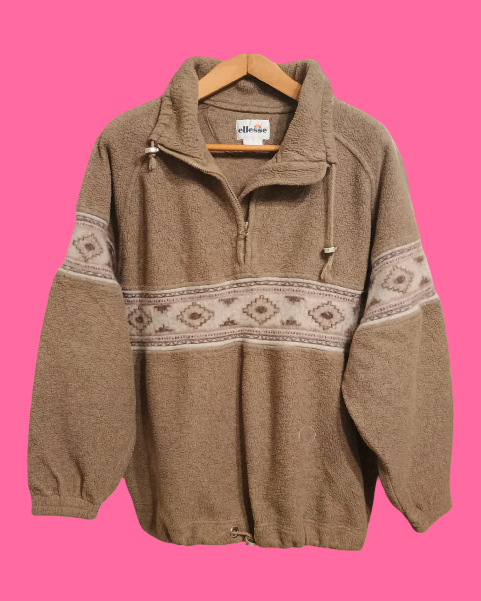 Vintage Multicolor Fantasy 90's Fleece Unisex Size L