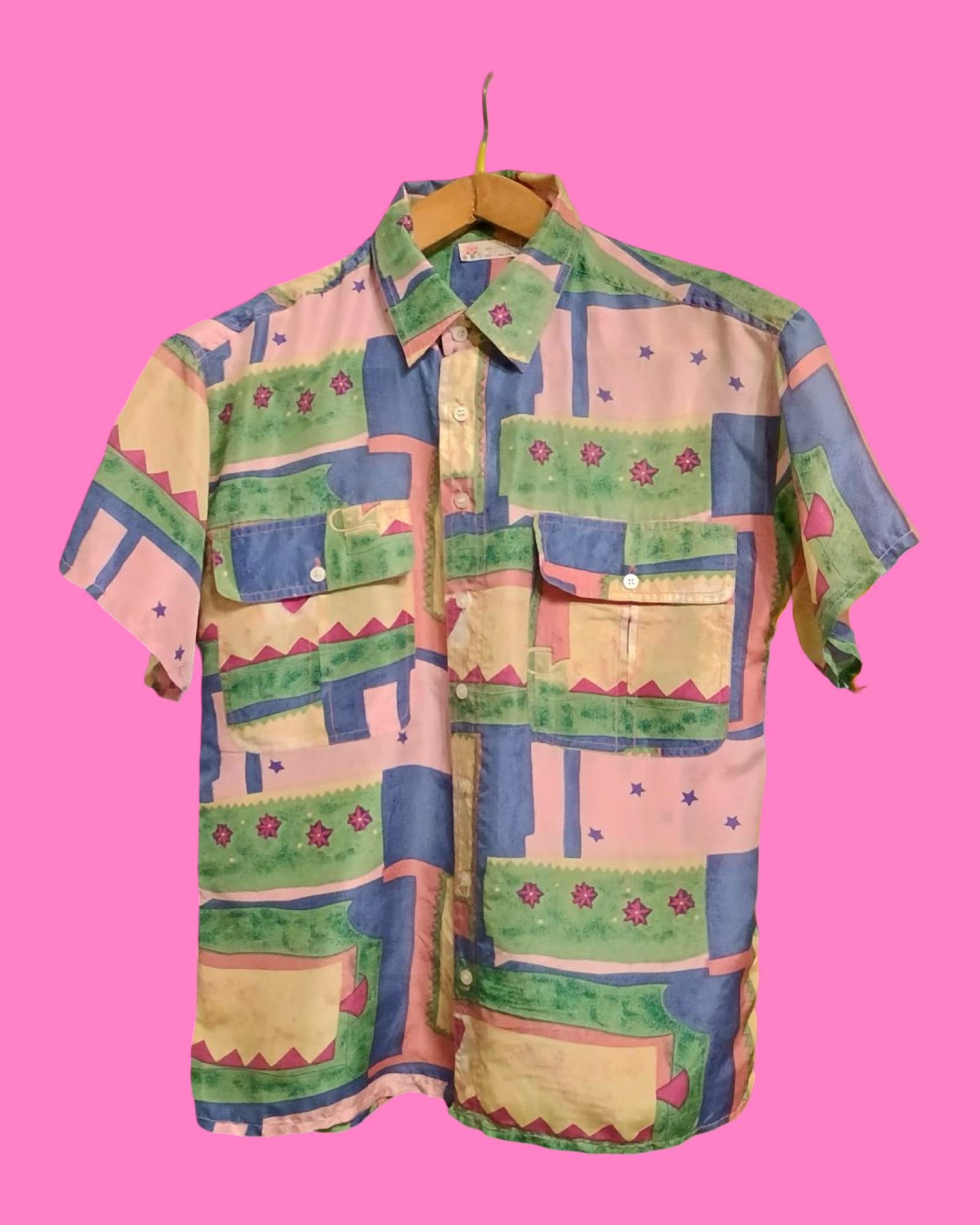 Vintage Multicolor Fantasy 90's Shirt Unisex Size M