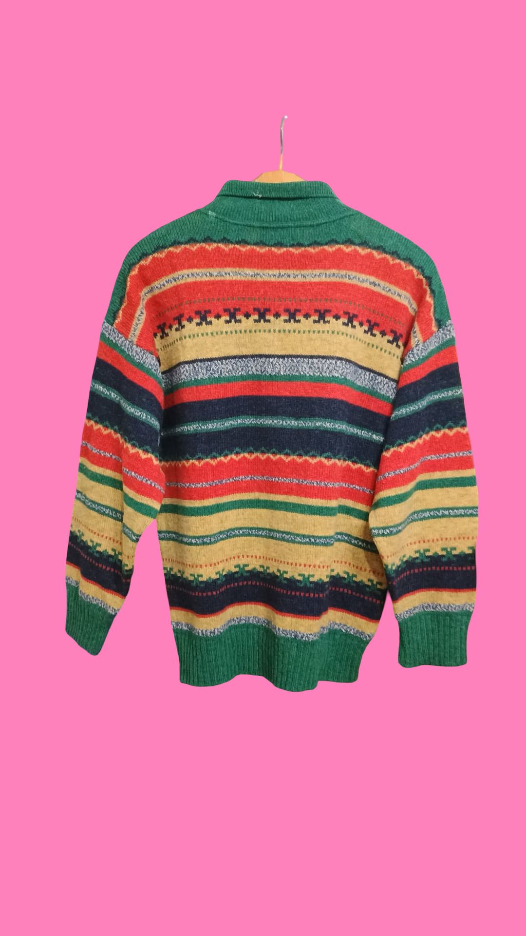 Vintage Multicolor Fantasy 90's Sweater Unisex Size M