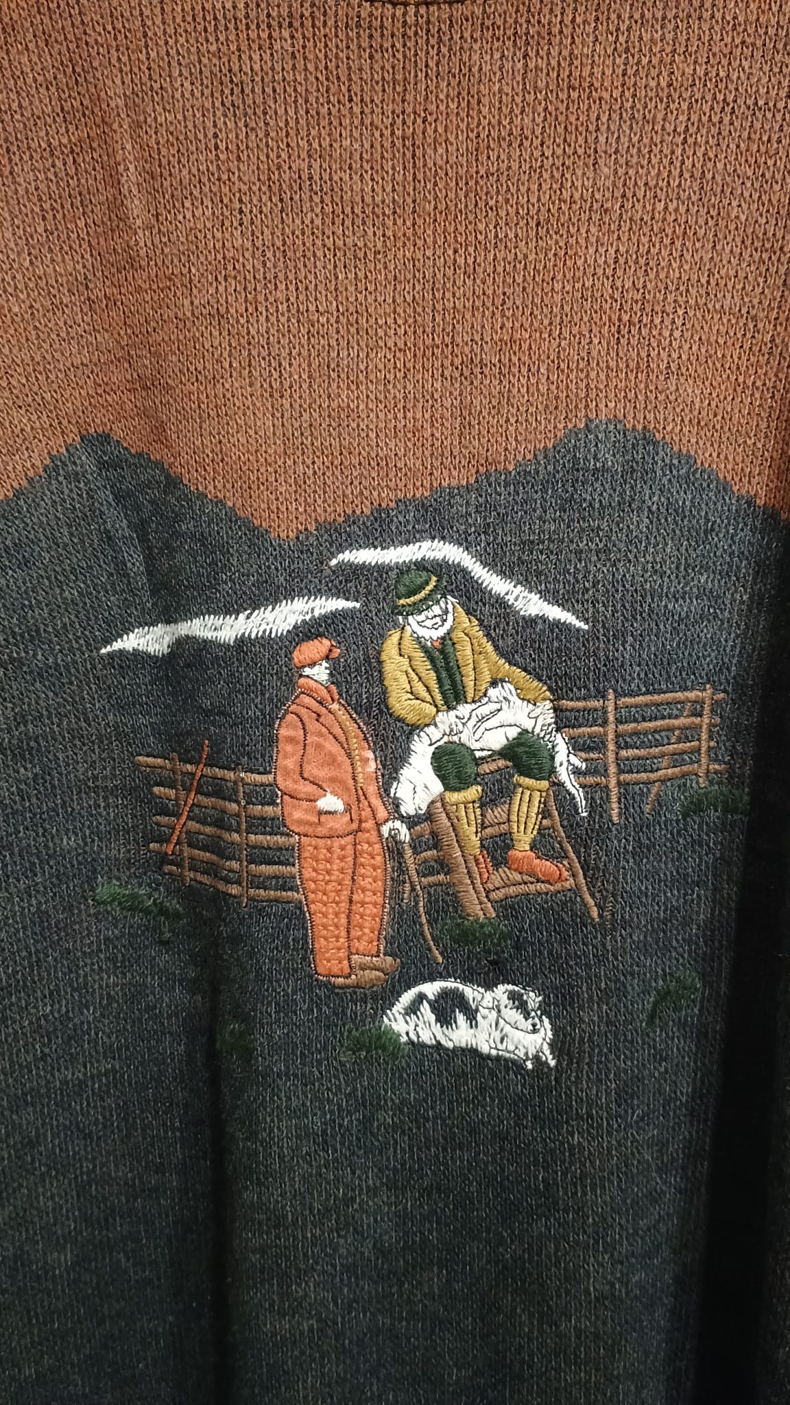 Vintage Multicolor Fantasy 90's Sweater Unisex Size M