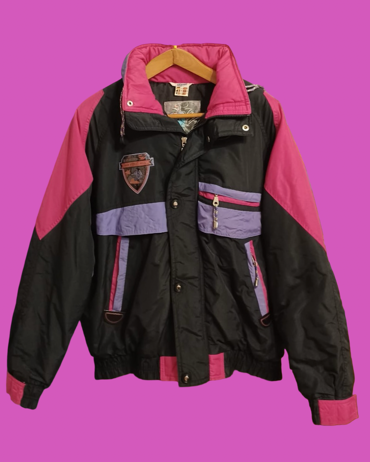 Vintage Multicolor Fantasy 90's Rare Snow Jacket Unisex Size M