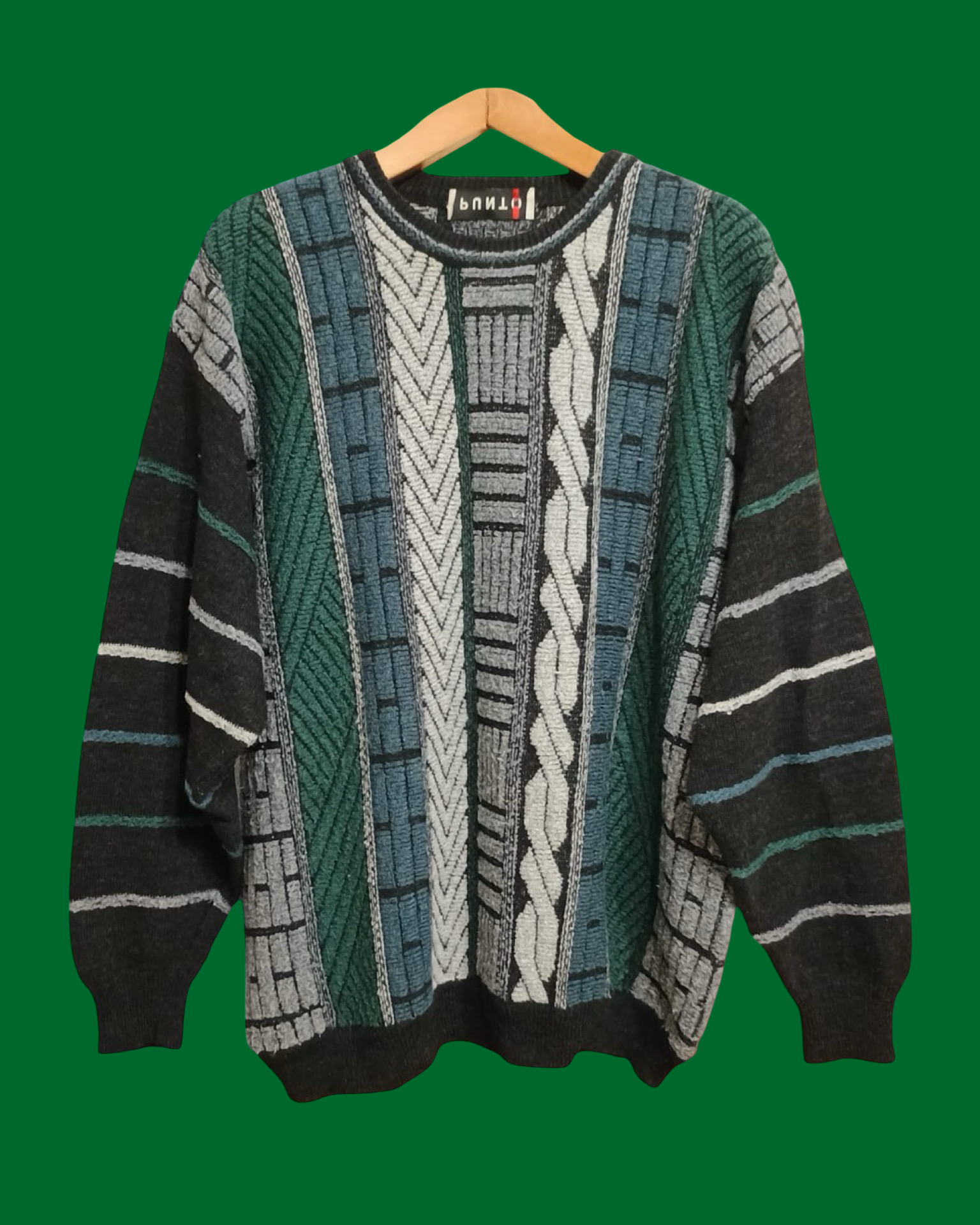 Vintage Multicolor Fantasy 90's Sweater Unisex Size XL