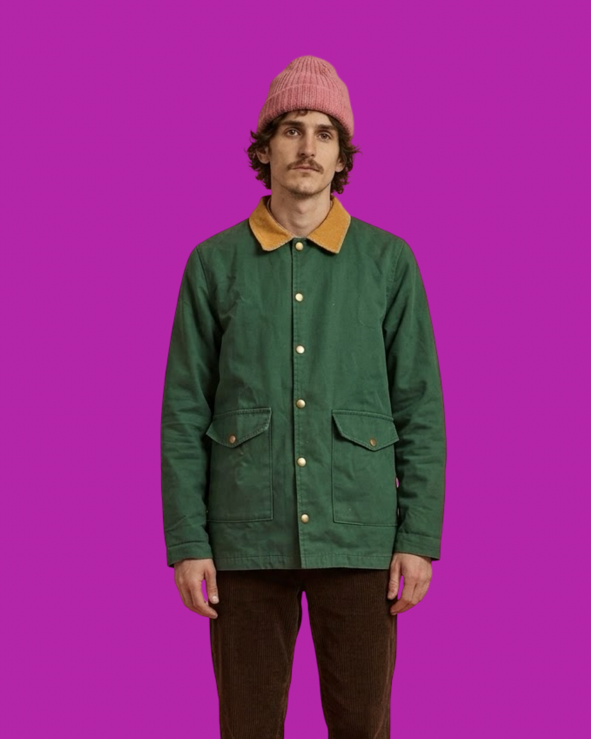 Vintage Green 90's Spring Harrington Jacket Unisex Size M
