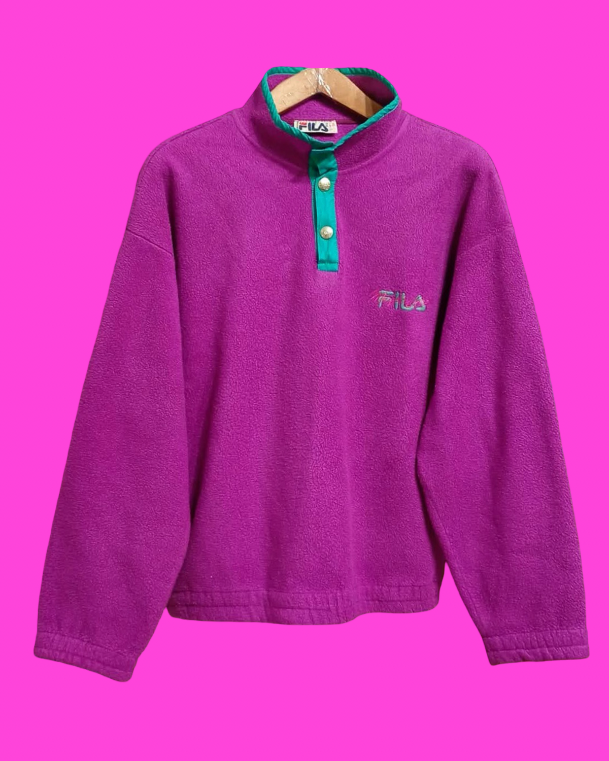Vintage Multicolor Fantasy 90's Fleece Unisex Size M