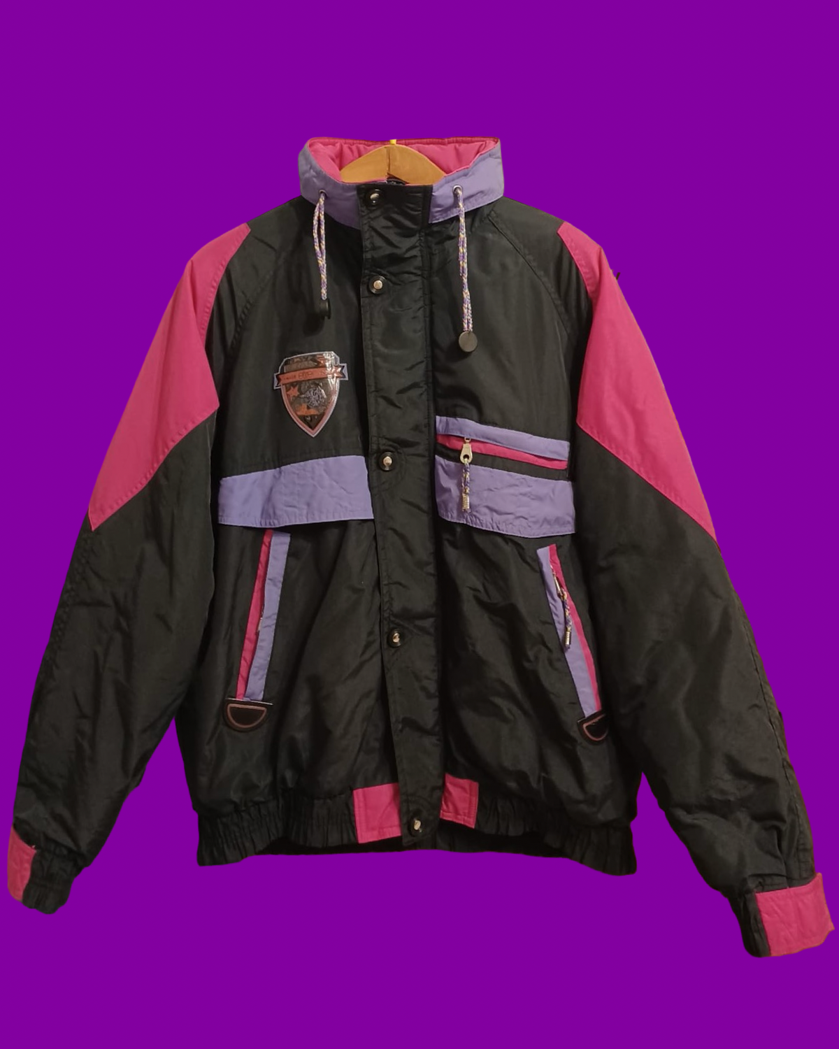 Vintage Multicolor Fantasy 90's Rare Snow Jacket Unisex Size M
