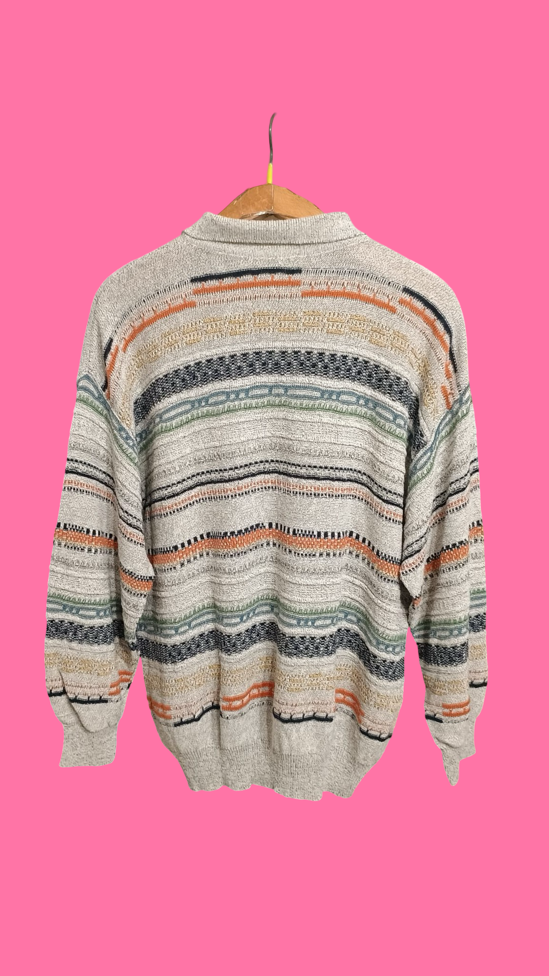 Vintage Multicolor Fantasy 90's Sweater Unisex Size L