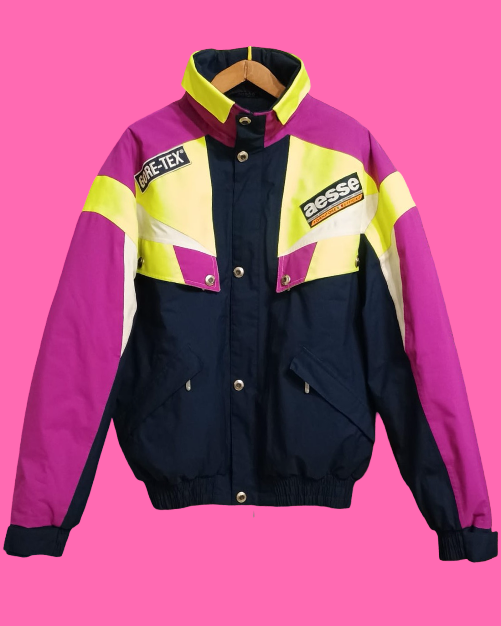 Vintage Multicolor Fantasy 90's Aesse Snow Jacket Unisex Size L