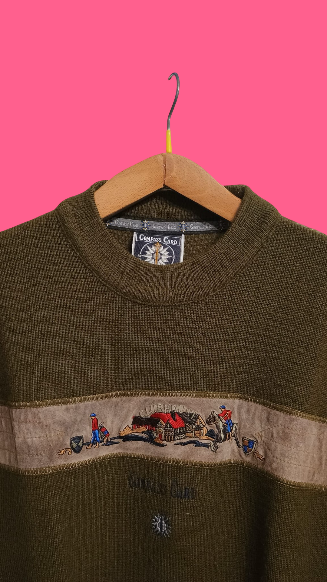 Vintage Multicolor Fantasy 90's Sweater Unisex Size M