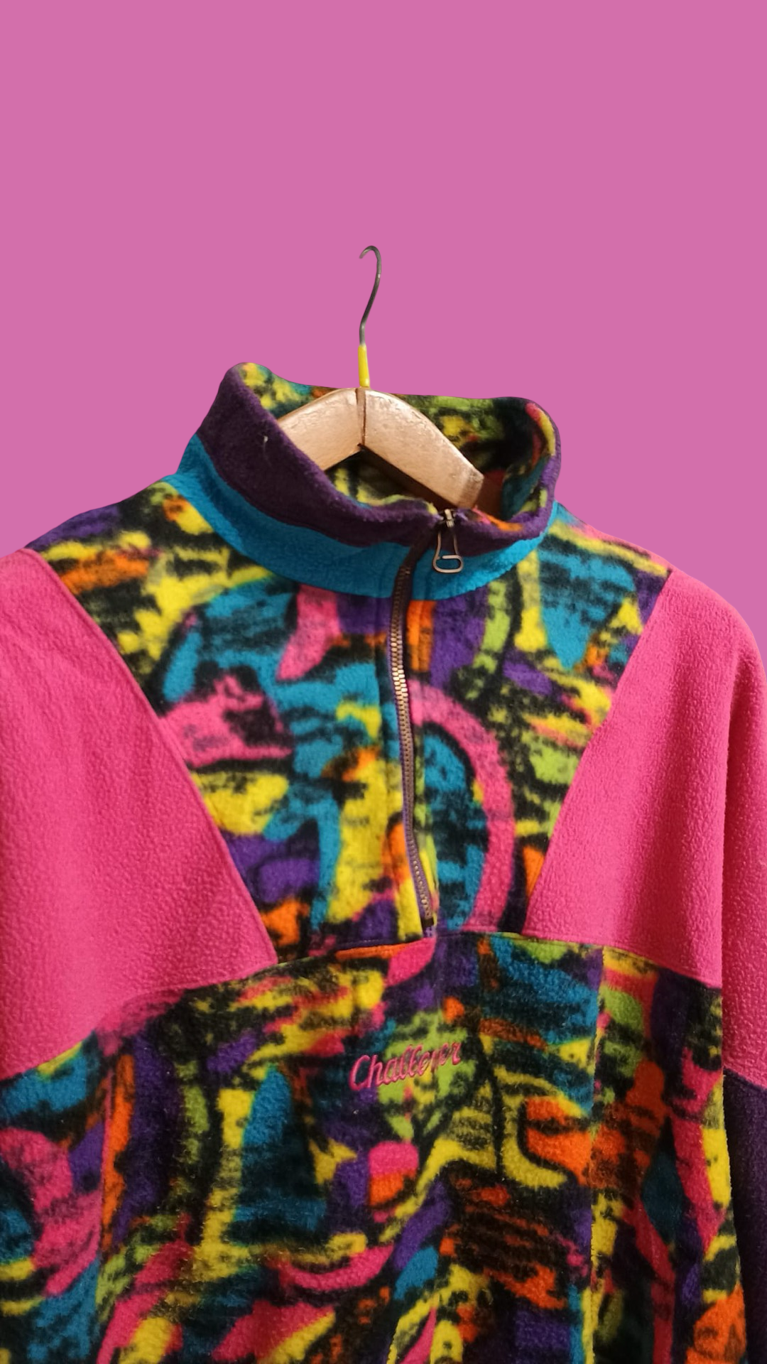 Vintage Multicolor Fantasy 90's Fleece Unisex Size XL
