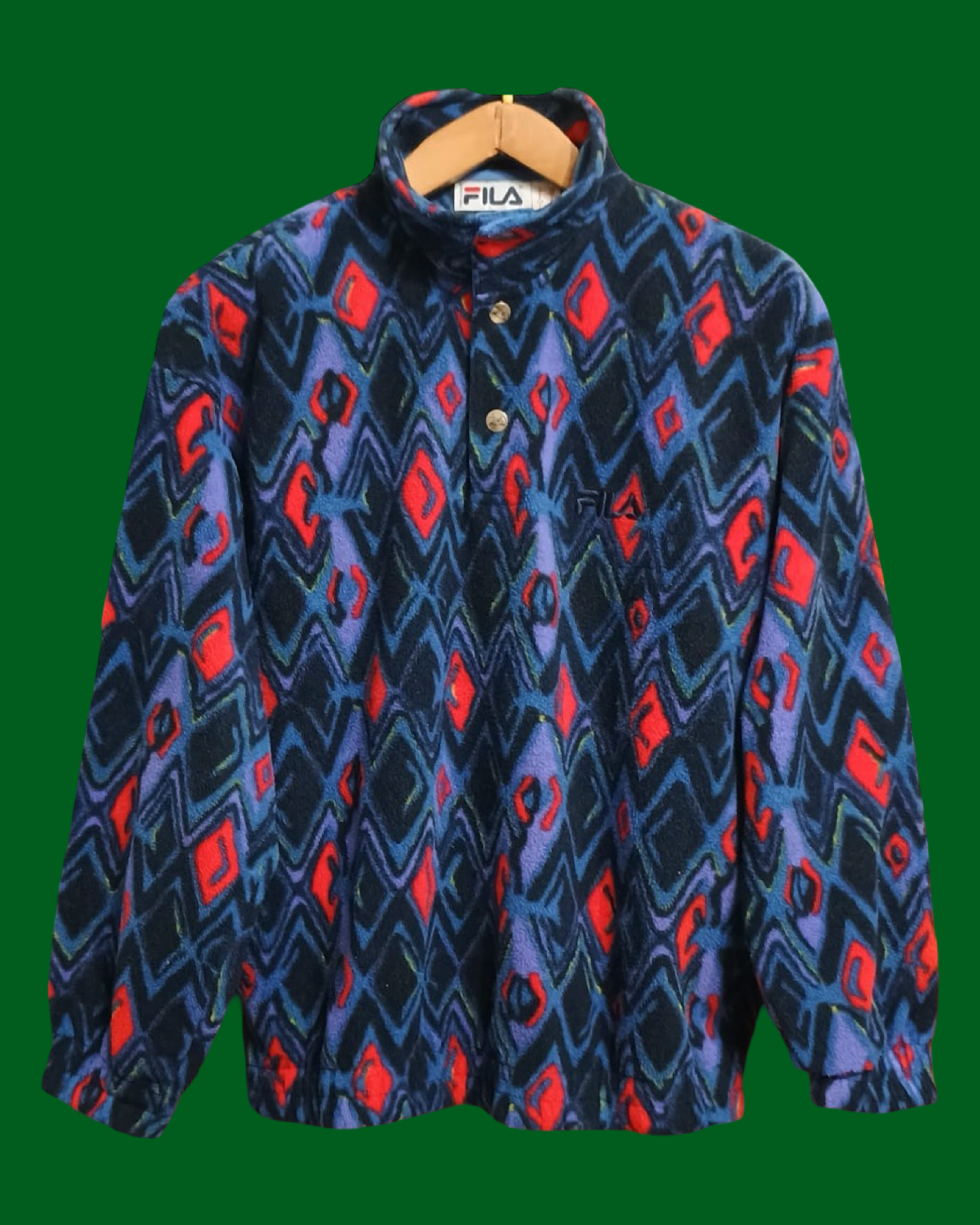 Vintage Multicolor Fantasy 90's Fila Fleece Unisex Size M