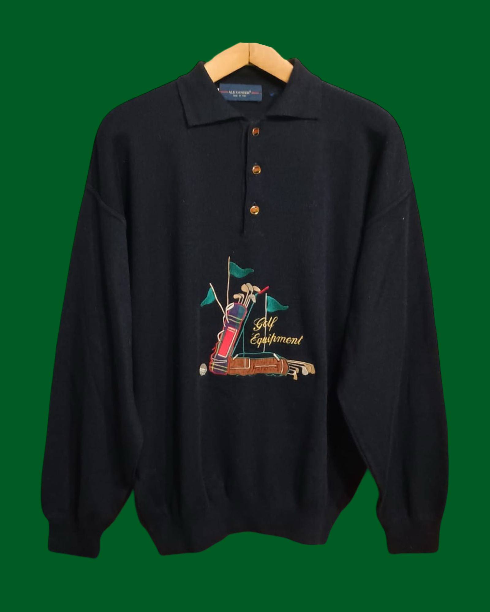 Vintage Multicolor Fantasy 90's Sweater Unisex Size XL