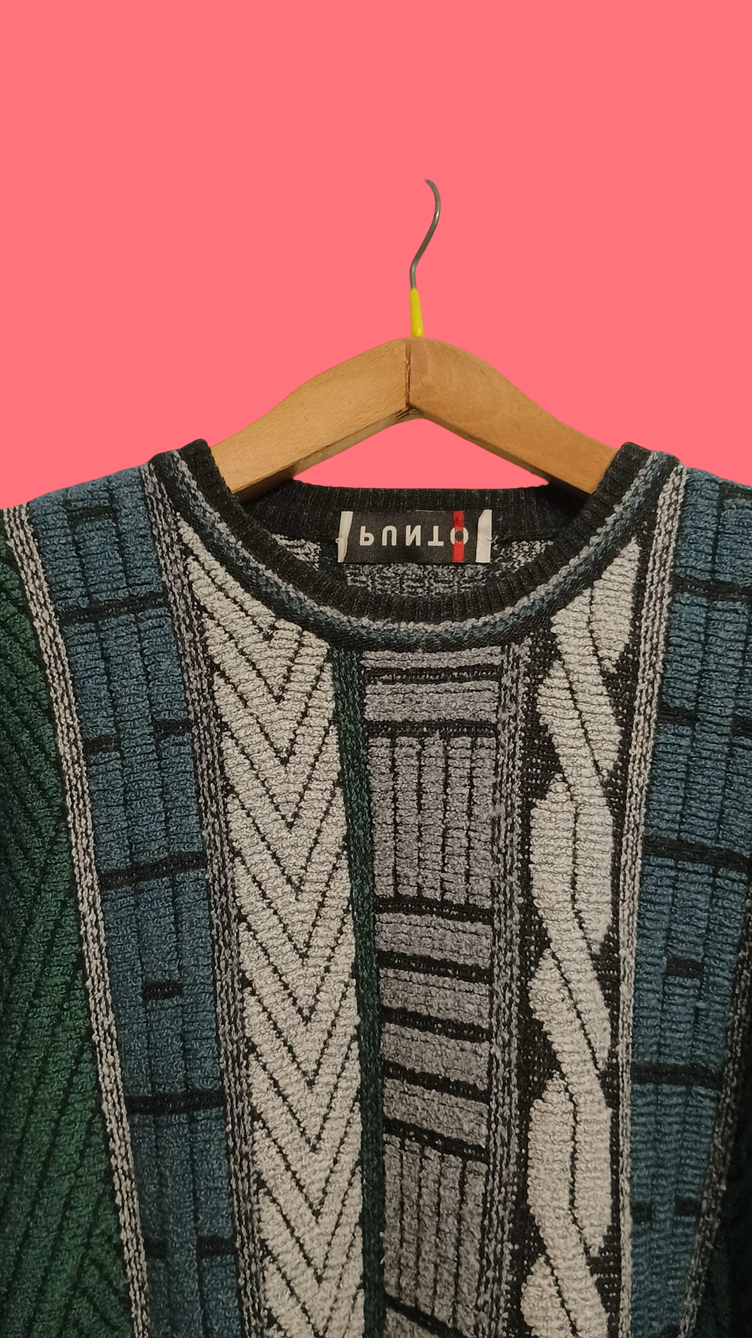 Vintage Multicolor Fantasy 90's Sweater Unisex Size XL