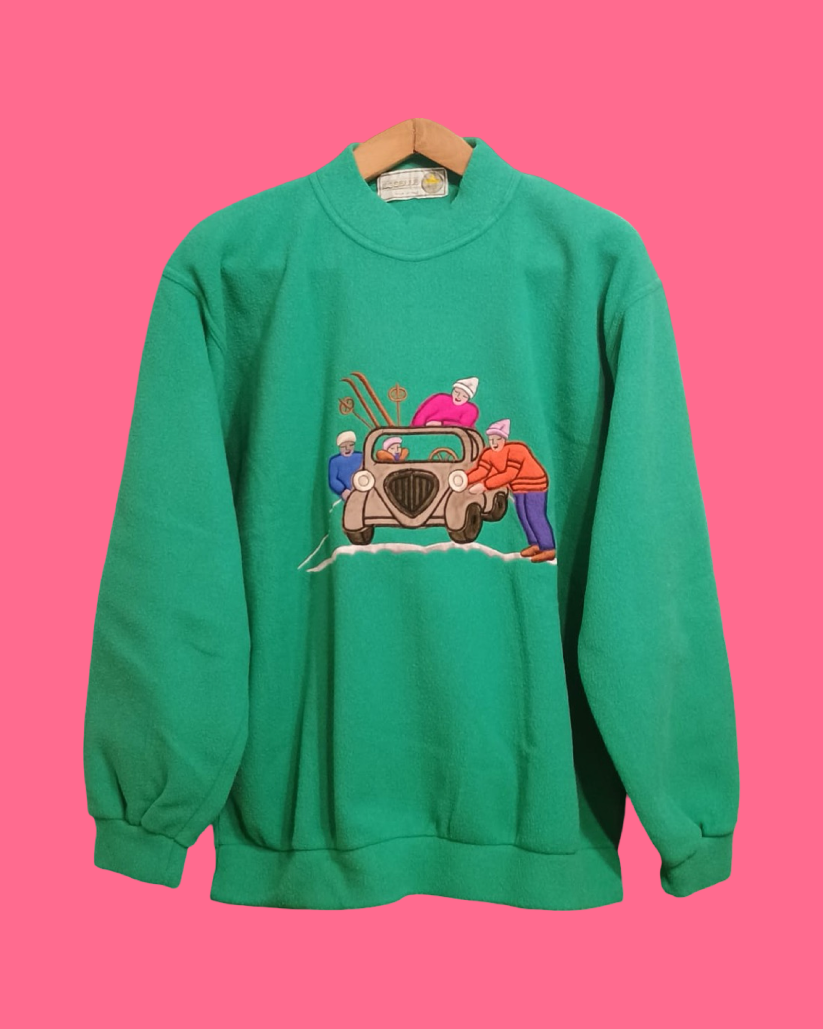 Vintage Multicolor Fantasy 90's Sweatshirt Unisex Size L
