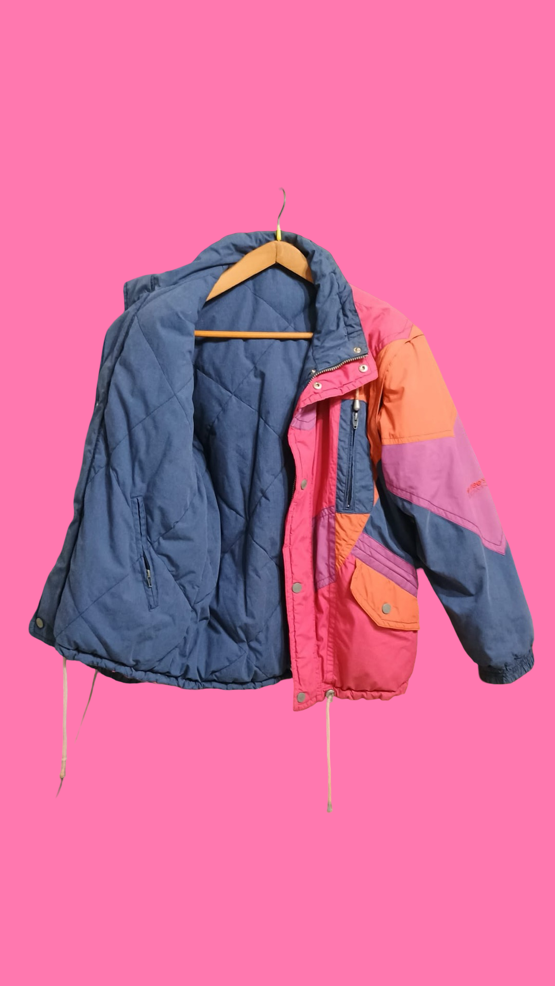 Vintage Multicolor Fantasy 90's Snow Jacket Unisex Size L