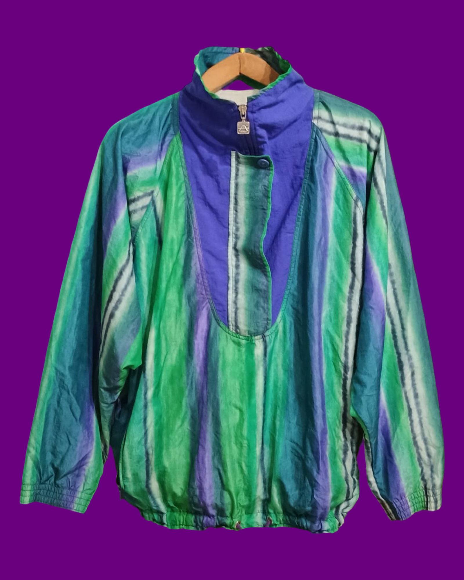 Vintage Multicolor Fantasy 90's Windbreaker Unisex Size L