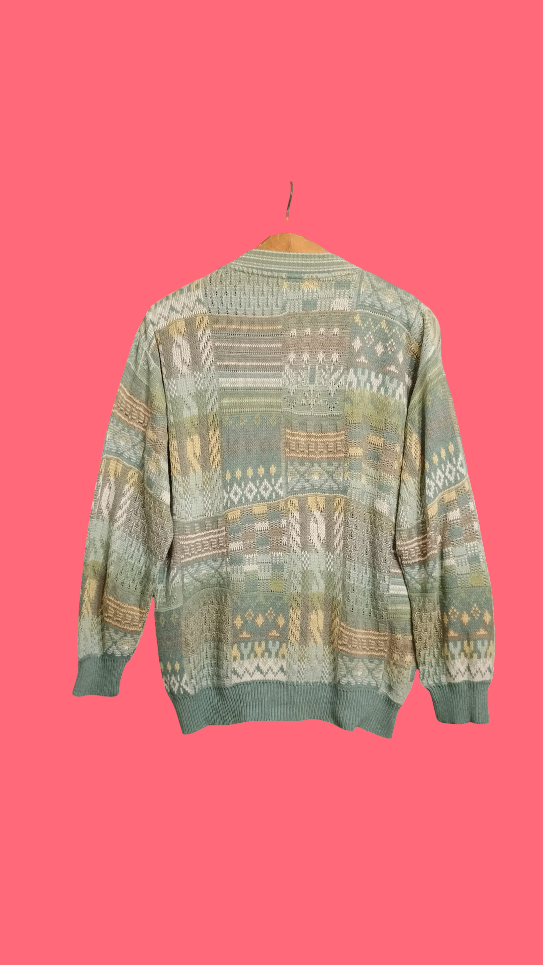 Vintage Multicolor Fantasy 90's Sweater Unisex Size M