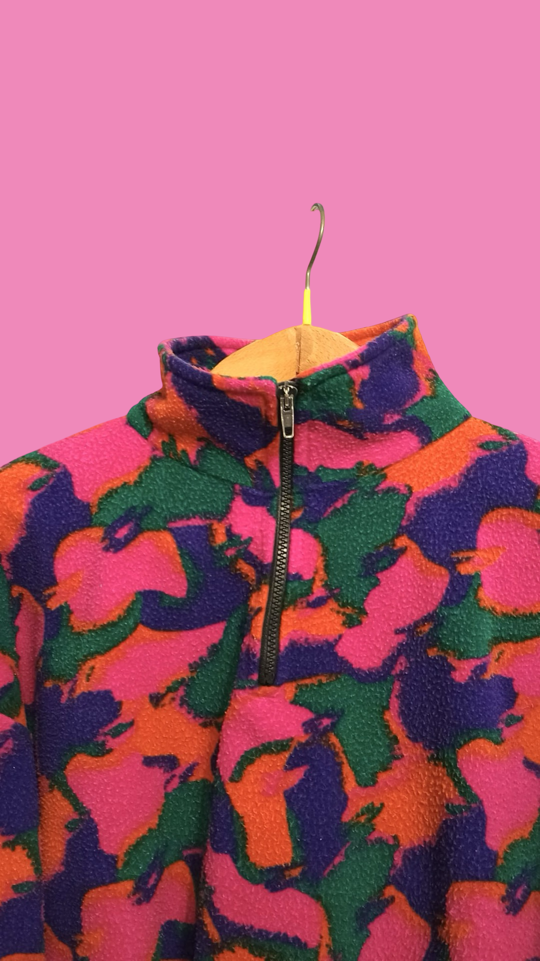 Vintage Multicolor Fantasy 90's Fleece Unisex Size L