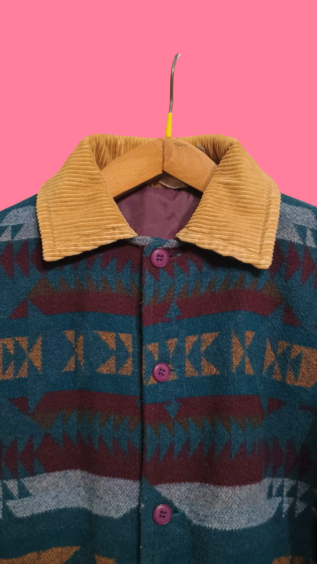 Vintage Multicolor Fantasy 90's Winter Jacket Unisex Size XL