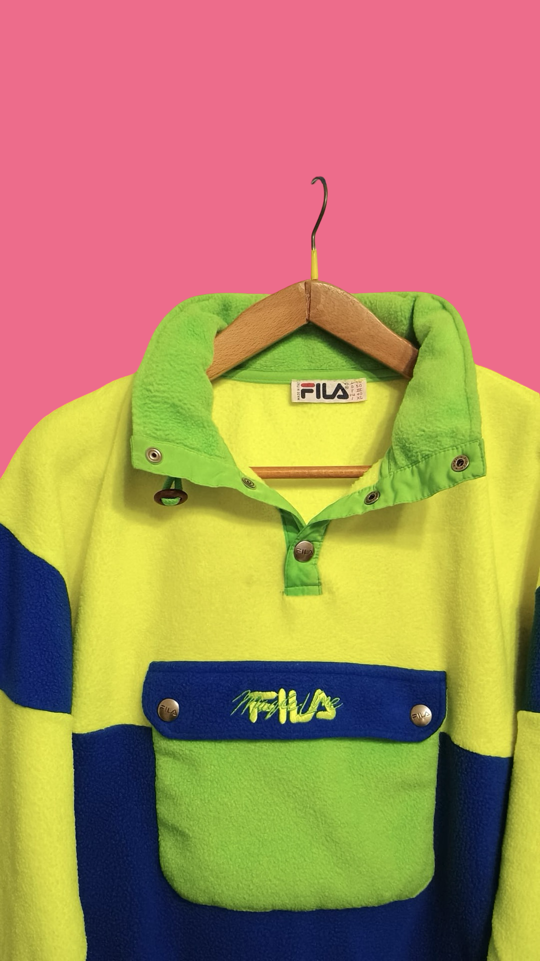 Vintage Multicolor Fantasy 90's Fila Fleece Unisex Size M