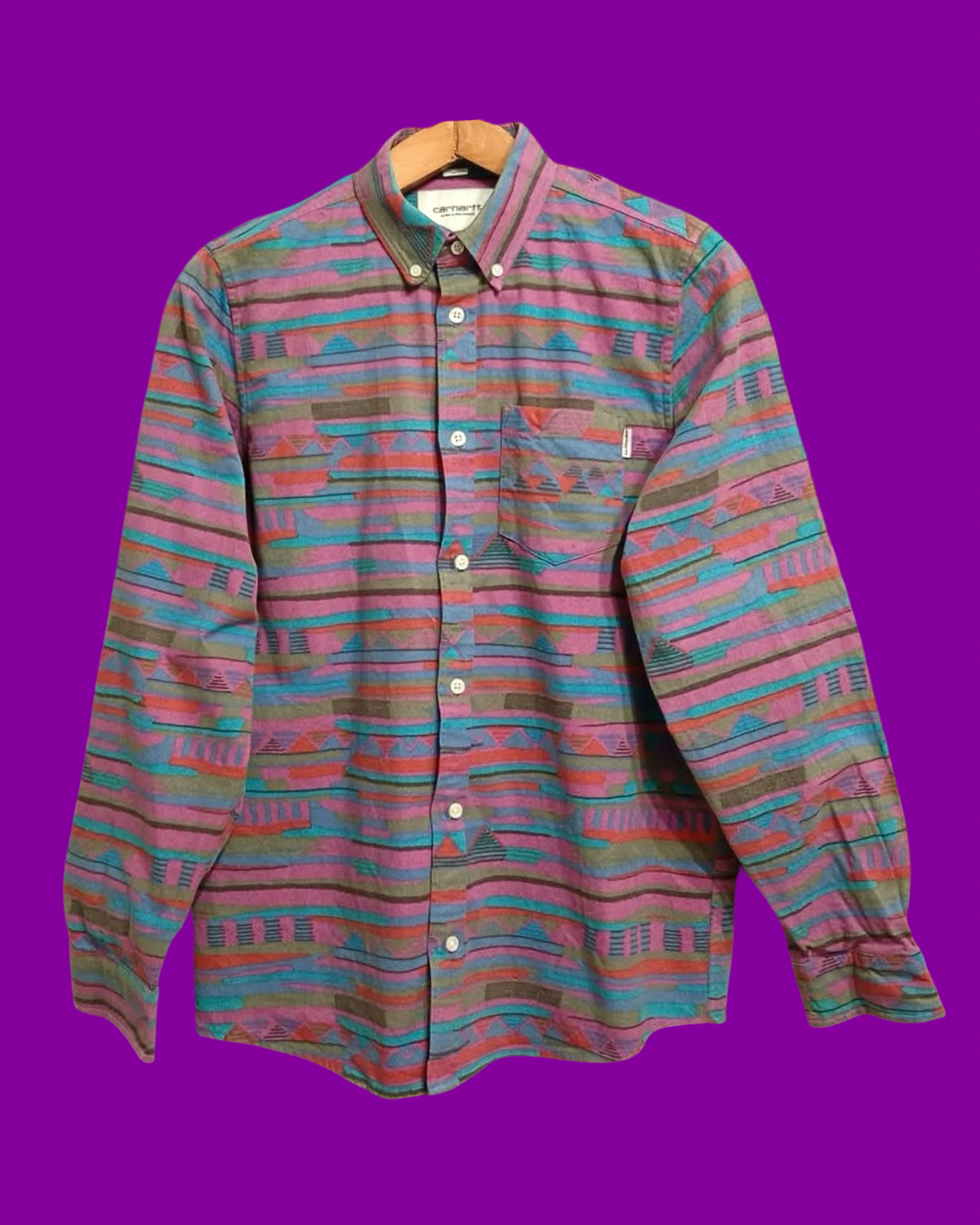 Vintage Multicolor Fantasy 90's Carharrt Shirt Unisex Size M