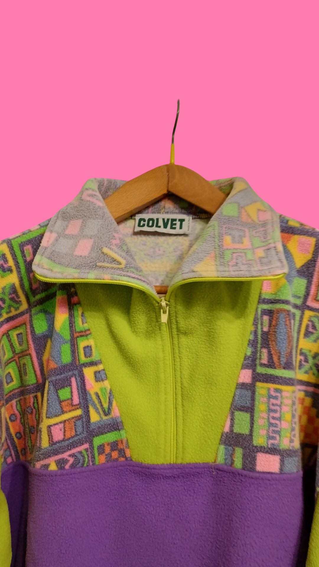 Vintage Multicolor Fantasy 90's Sweatshirt Unisex Size L