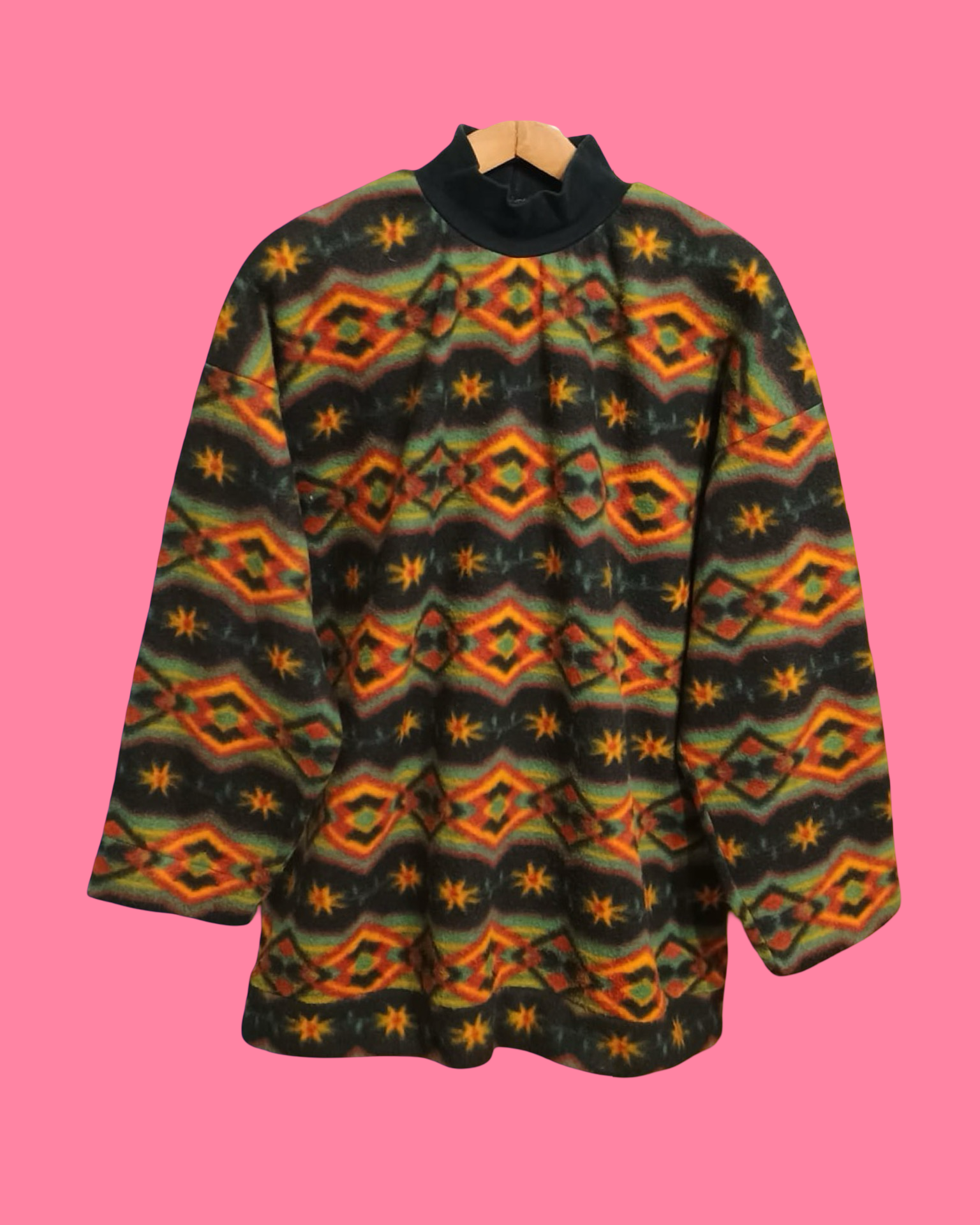 Vintage Multicolor Fantasy 90's Sweatshirt Unisex Size XL