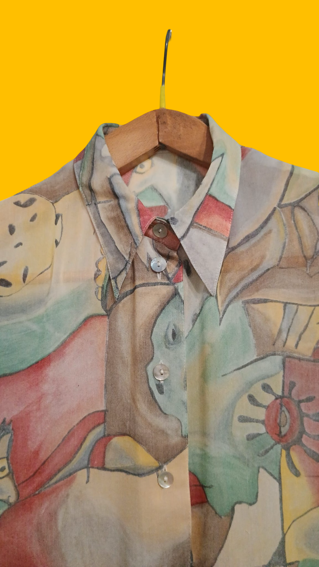 Vintage Multicolor Fantasy 90's Shirt Unisex Size L