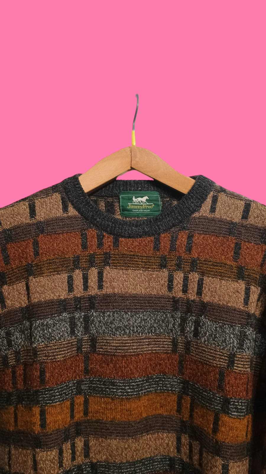 Vintage Multicolor Fantasy 90's Sweater Unisex Size M