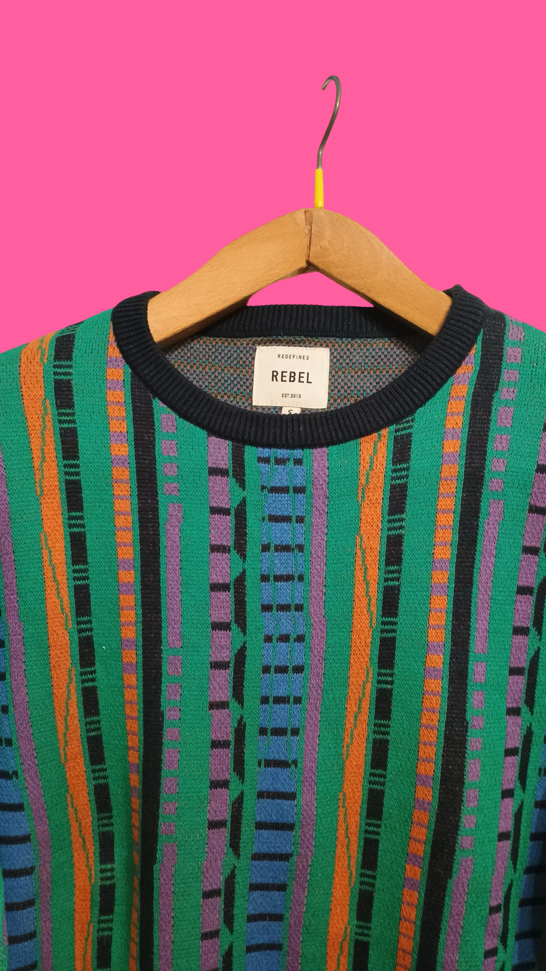 Vintage Multicolor Fantasy 00's Sweater Unisex Size S