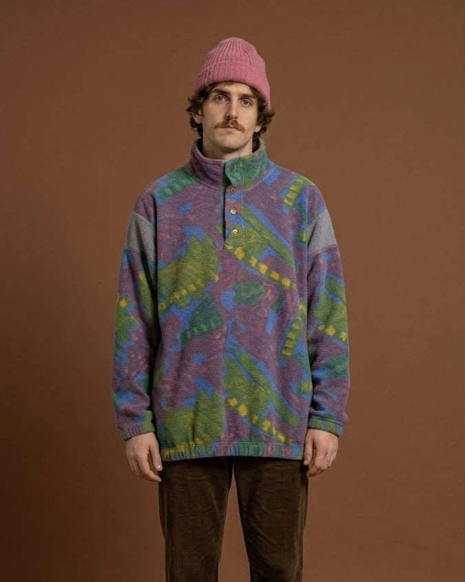 Vintage Multicolor Fantasy 90's Fleece Unisex Size XL
