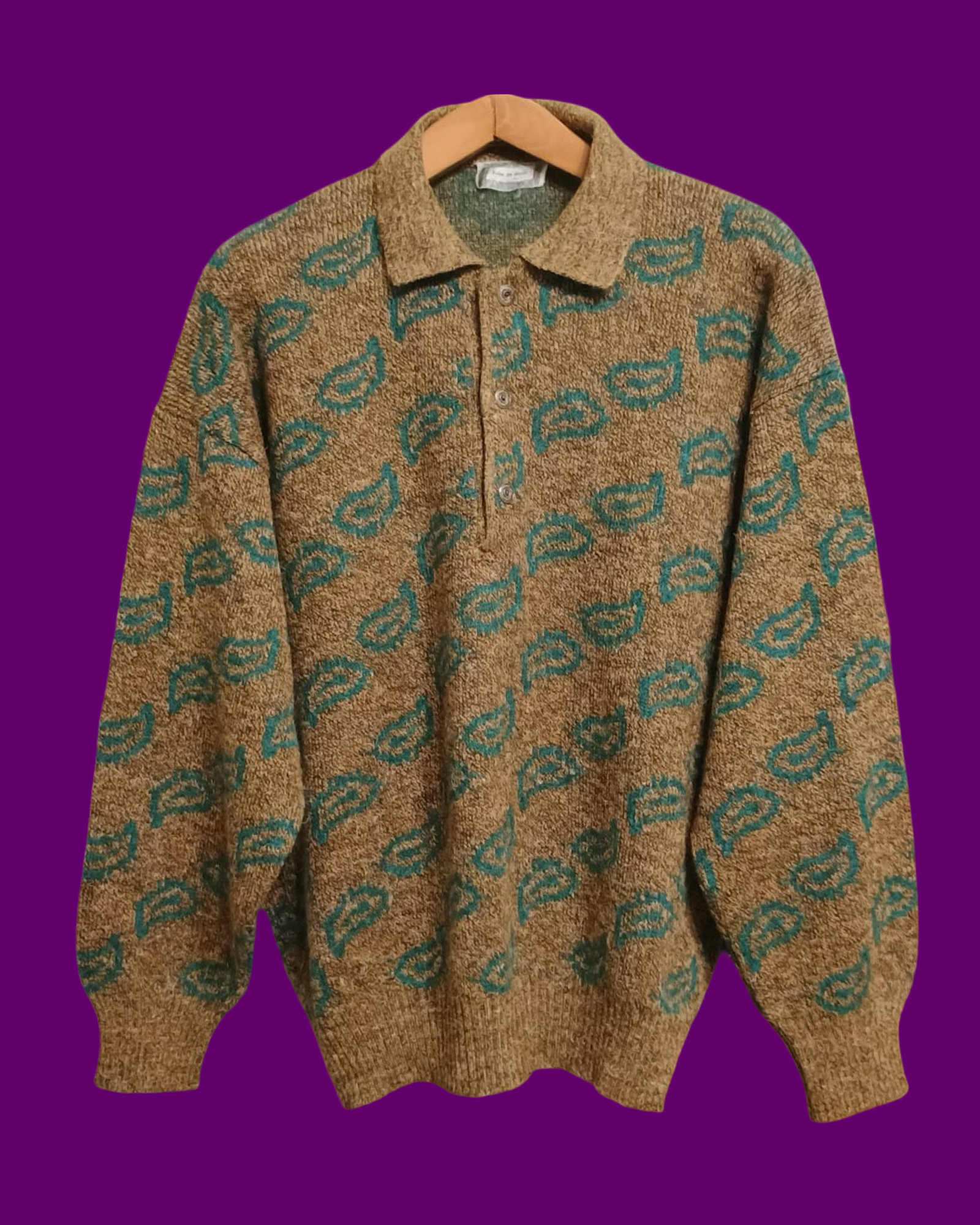 Vintage Multicolor Fantasy 90's Sweater Unisex Size M