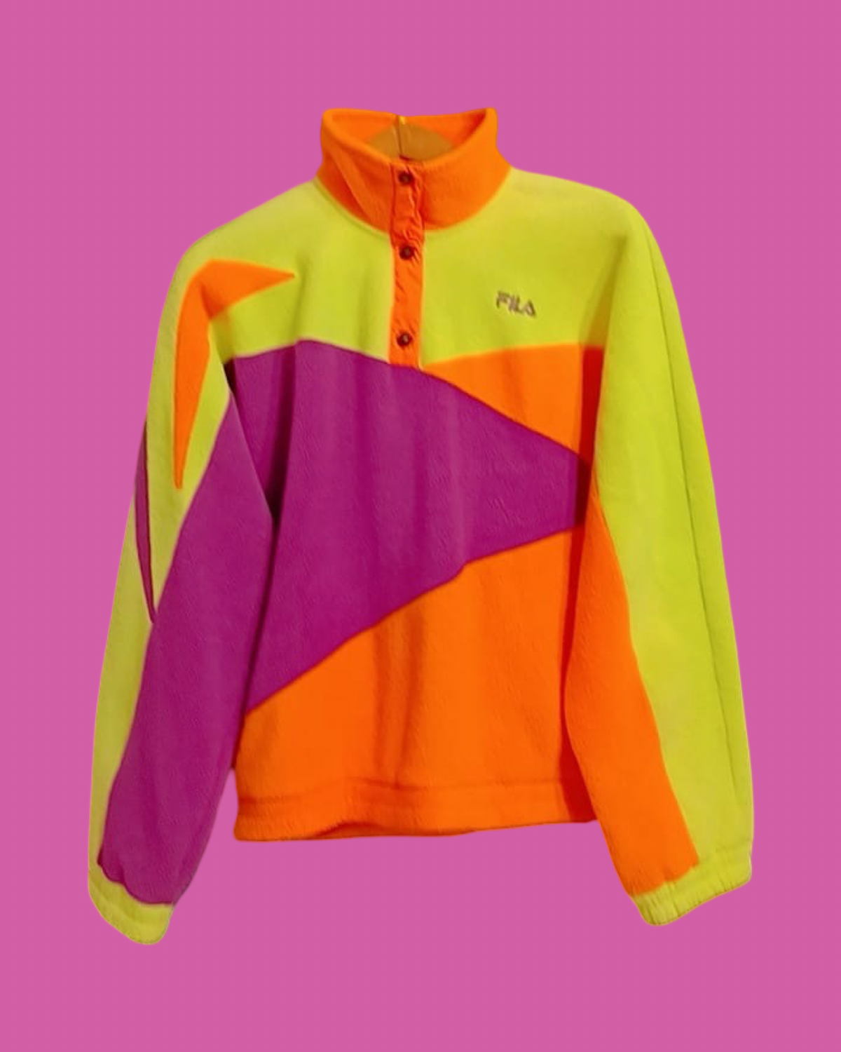 Vintage Multicolor Fantasy 90's Fila Fleece Unisex Size M