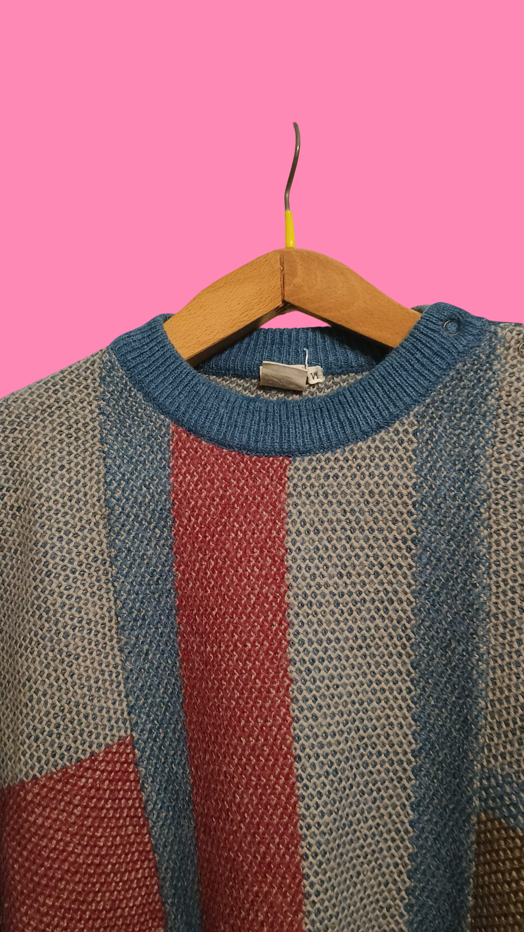 Vintage Multicolor Fantasy 90's Sweater Unisex Size L