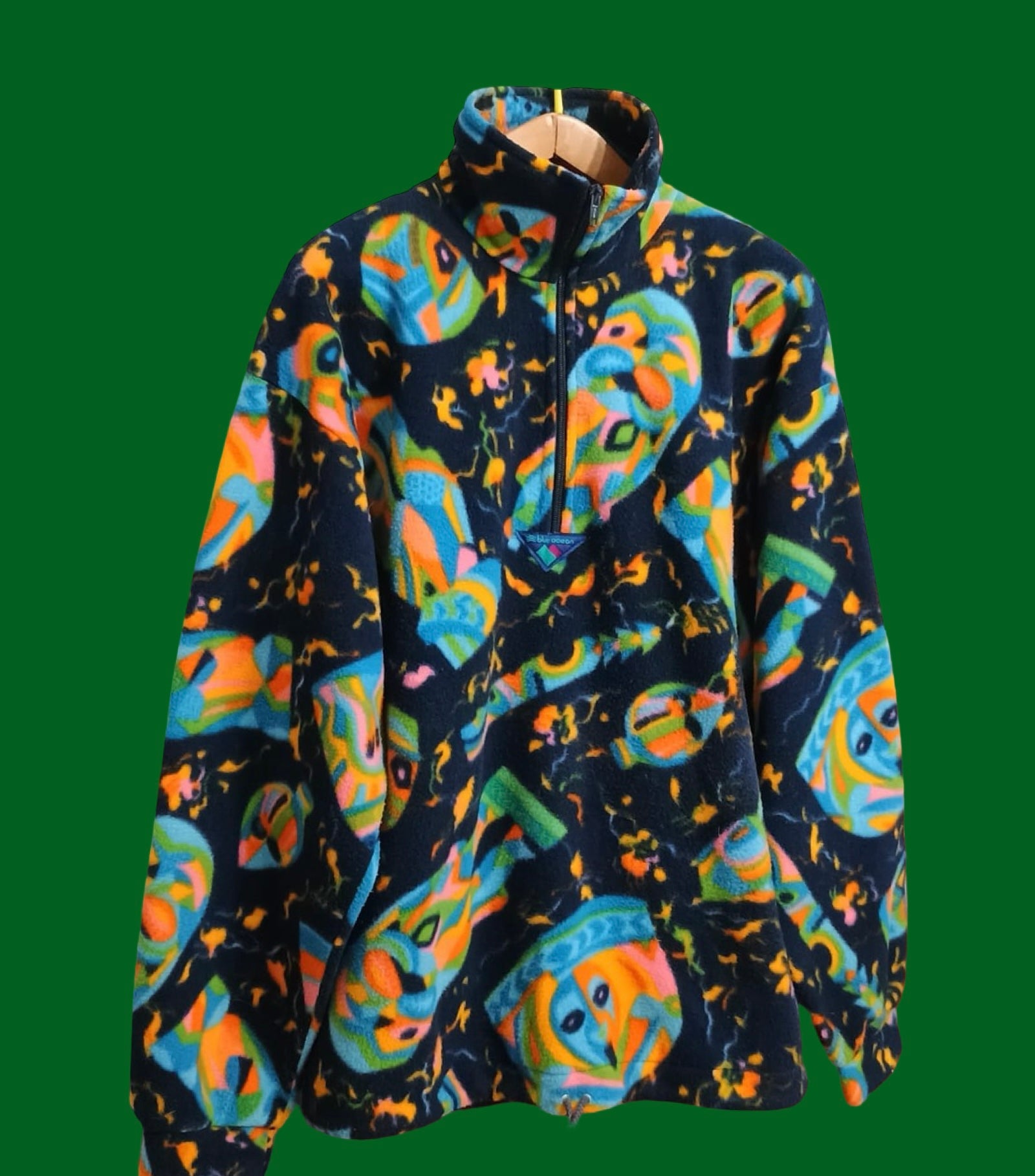 Vintage Multicolor Fantasy 90's Fleece Unisex Size XL