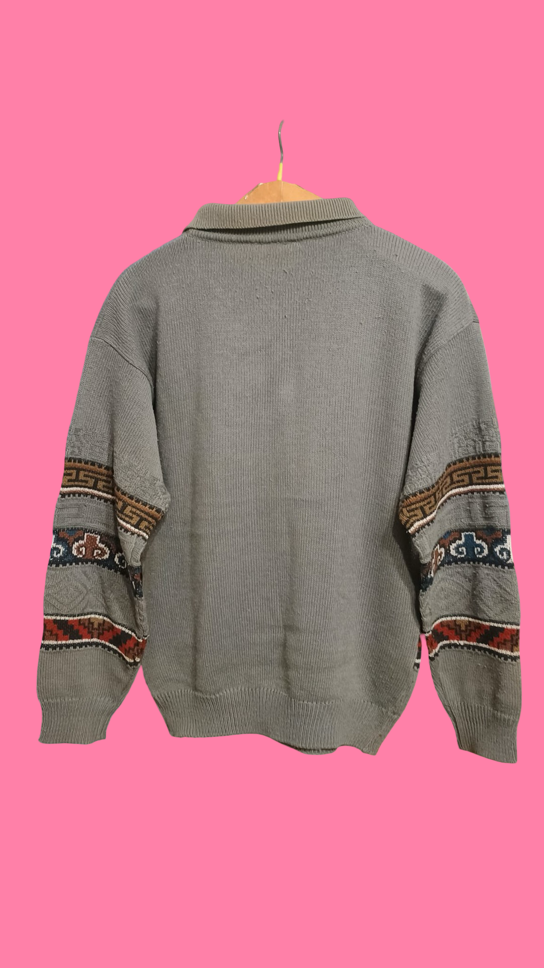 Vintage Multicolor Fantasy 90's Sweater Unisex Size M