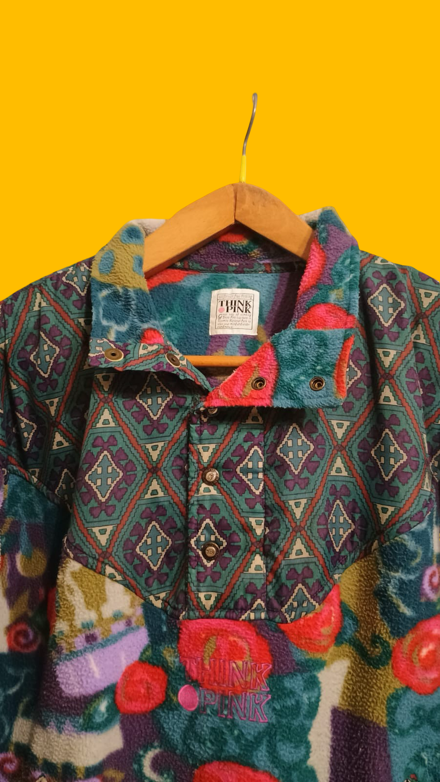 Vintage Multicolor Fantasy 90's Sweatshirt Unisex Size L