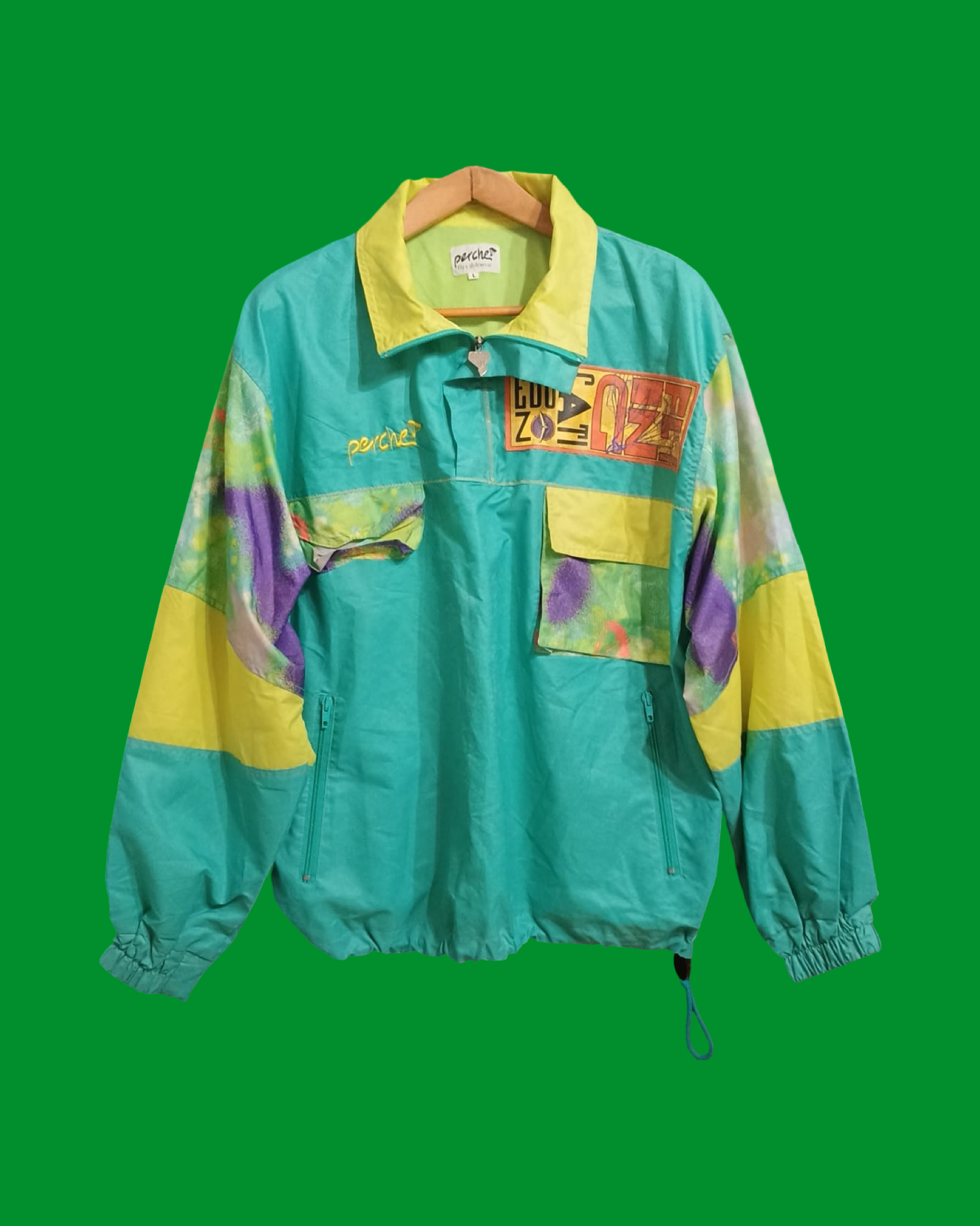 Vintage Multicolor Fantasy 90's Sweatshirt Unisex Size L